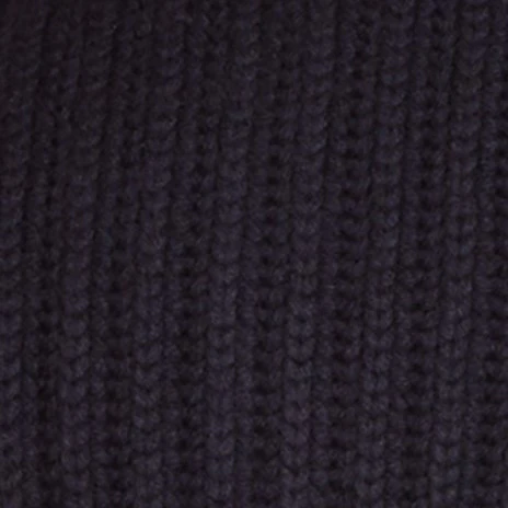 Ribbed 12 Ply Cashmere Cardigan In Navy - Image 4