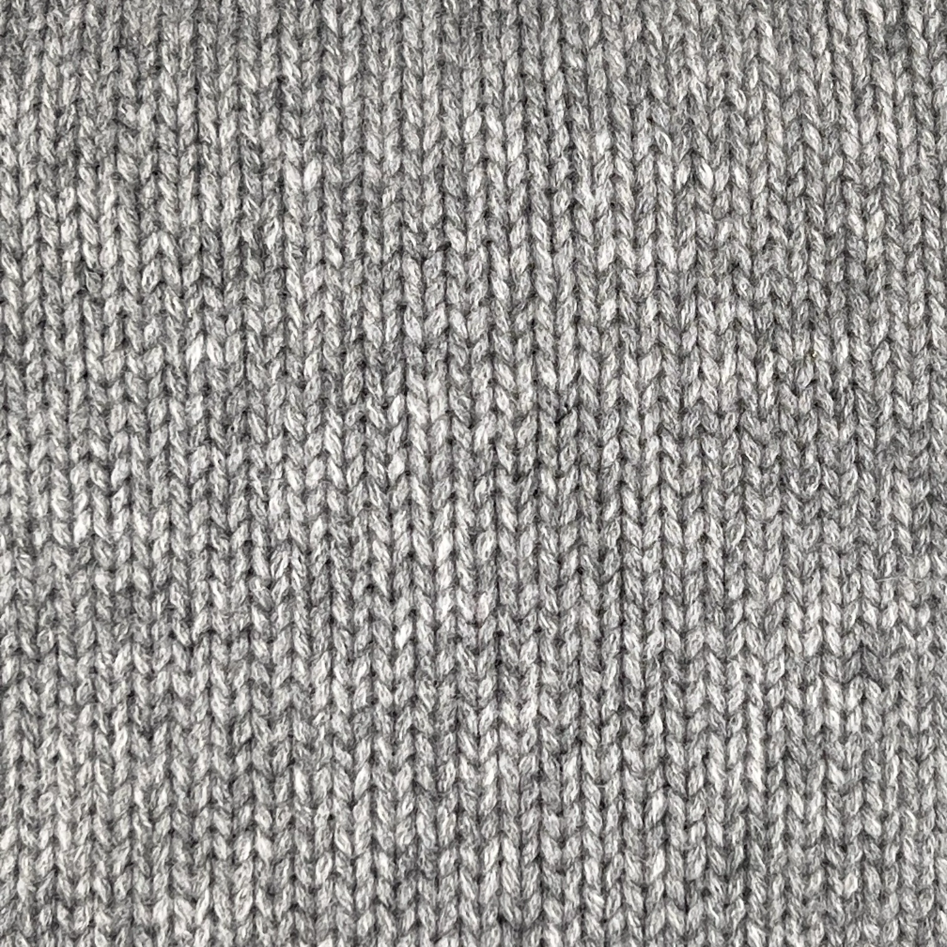 12Ply Cashmere Roll Neck Sweater in Grey - Image 3