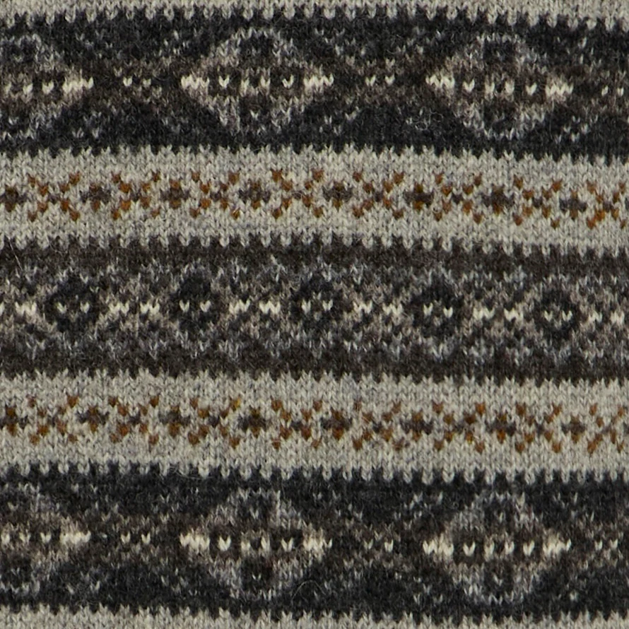 Fair Isle Slipover In Grey - Image 4