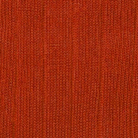 Cotton Ribbed Socks in Orange - Image 2