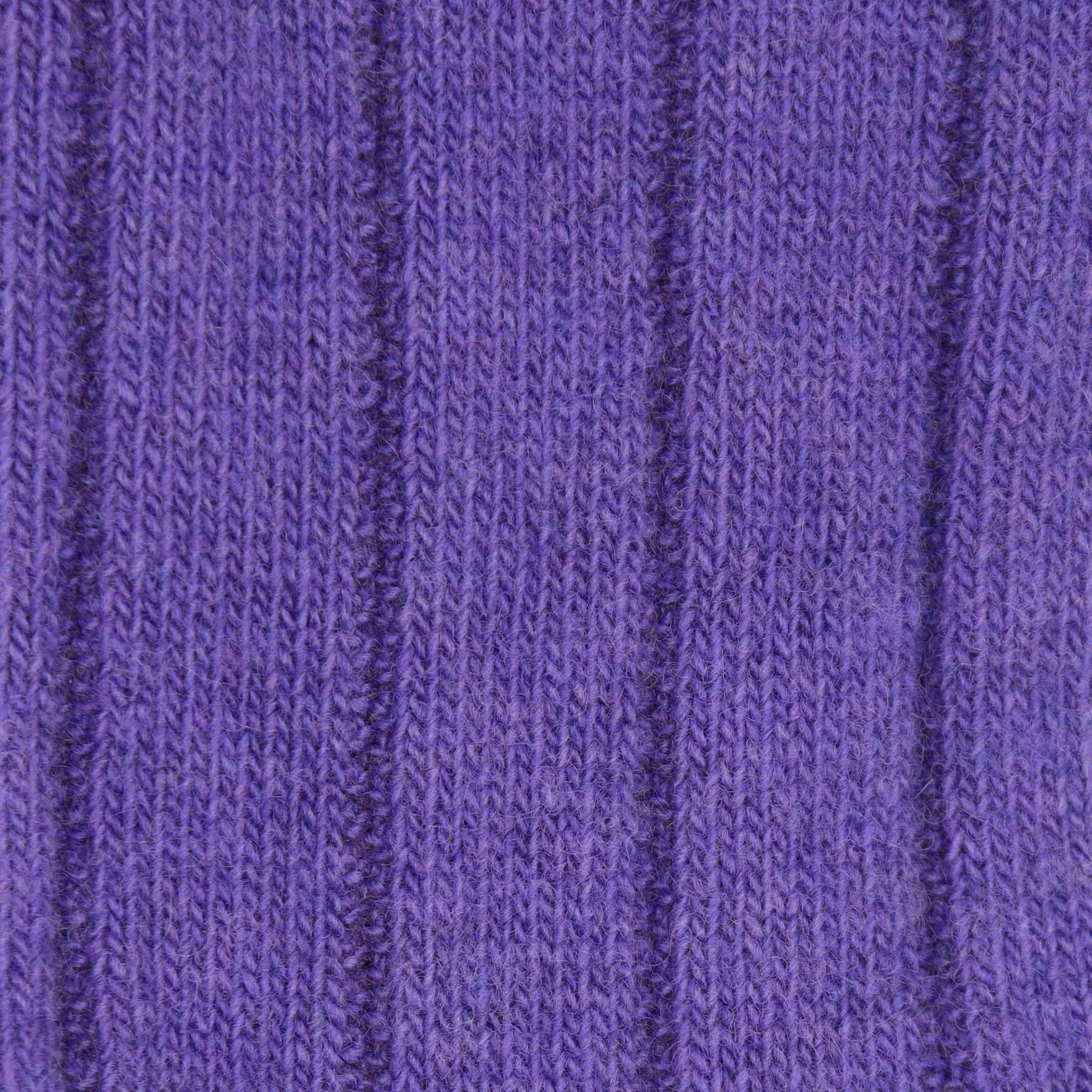 Soft Shetland and Cashmere Socks in Purple - Image 3