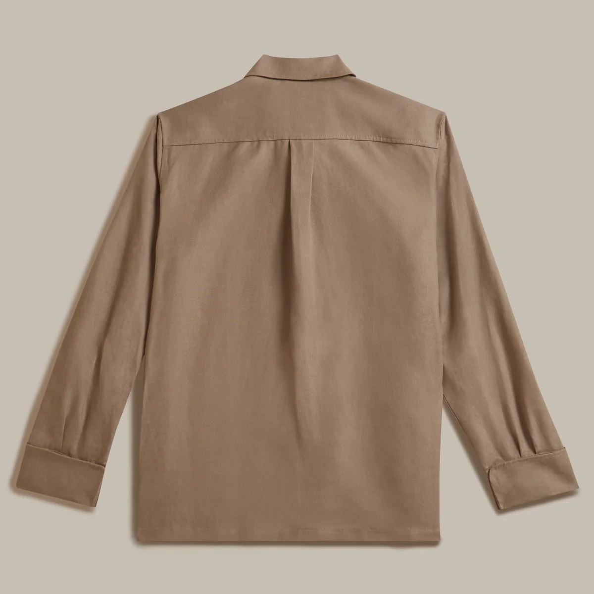 Air Mail Linen Work Jacket In Natural - Image 6