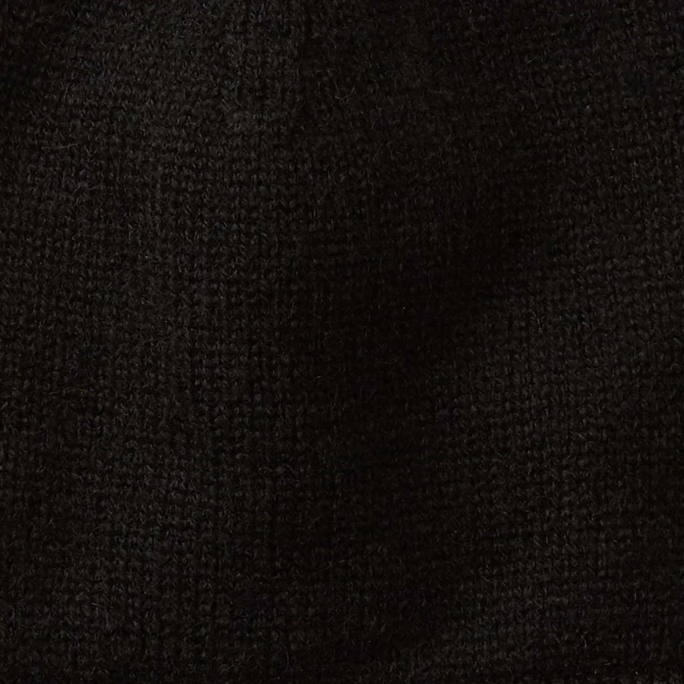 Cashmere Beanie Knitted Hat In Black - Image 4