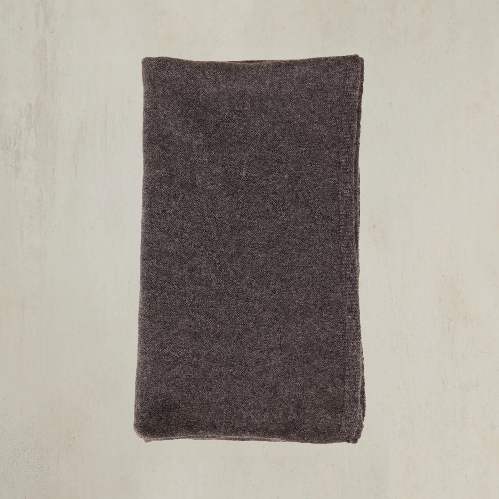 Cashmere Knitted Scarf In Dark Grey
