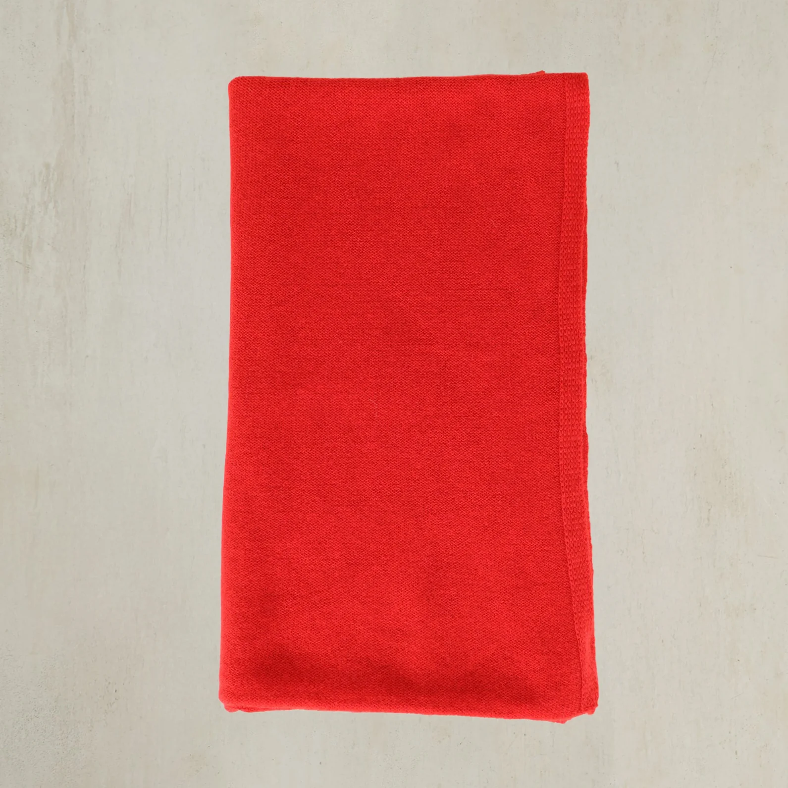 Cashmere Knitted Scarf In Red