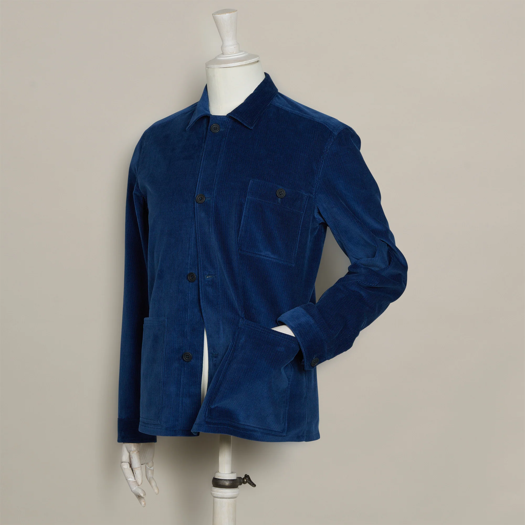 Corduroy Jacket No. 2 In Indigo - Image 2