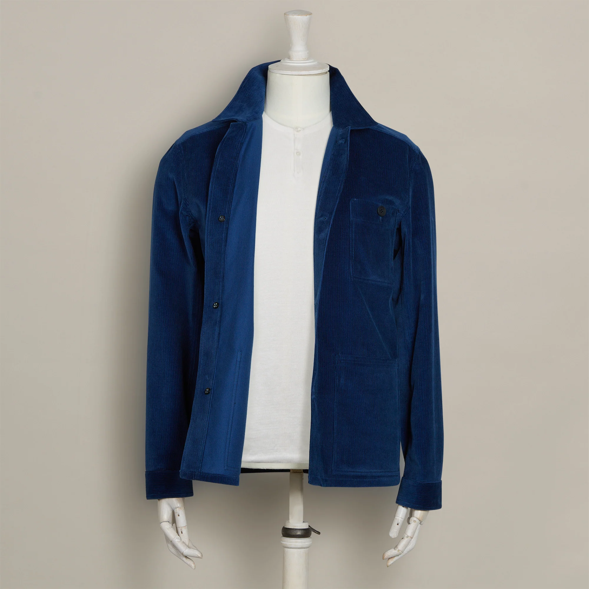 Corduroy Jacket No. 2 In Indigo - Image 4