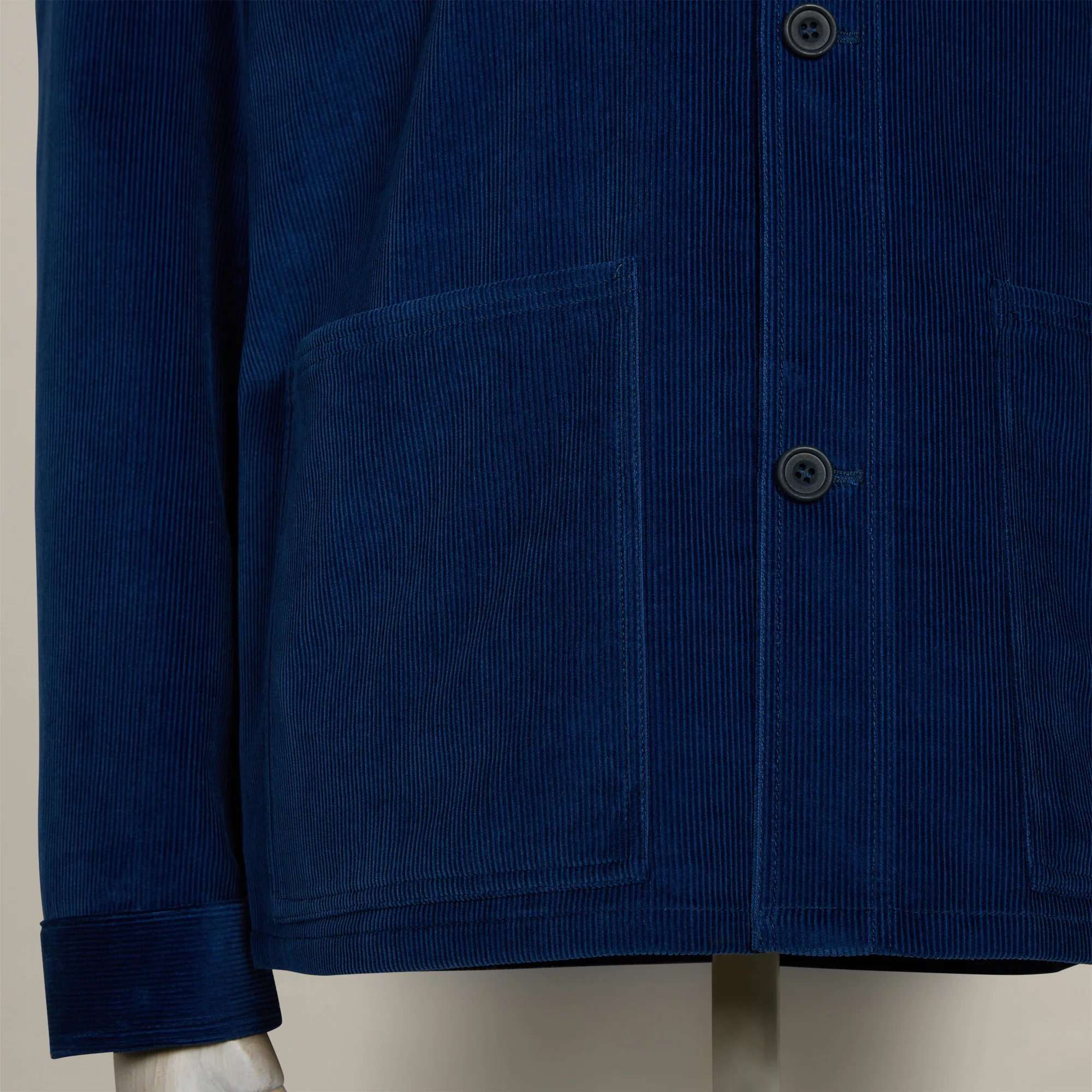 Corduroy Jacket No. 2 In Indigo - Image 5