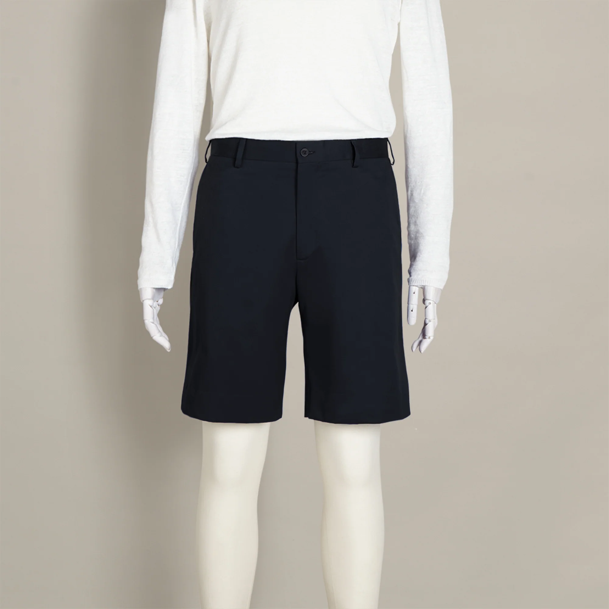 Cotton Beach Shorts in Navy