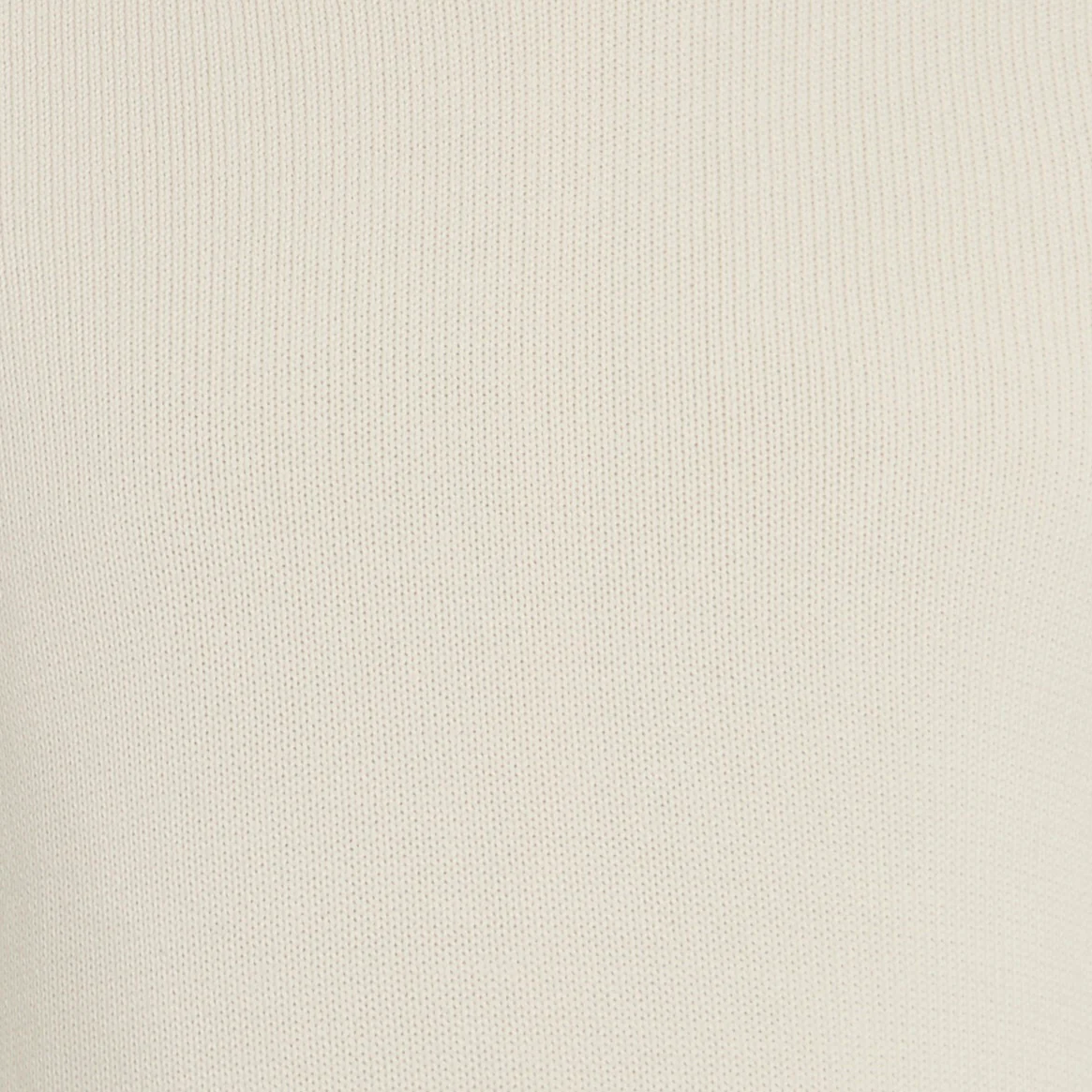 Cotton Crew Neck Sweater in Cream - Image 4