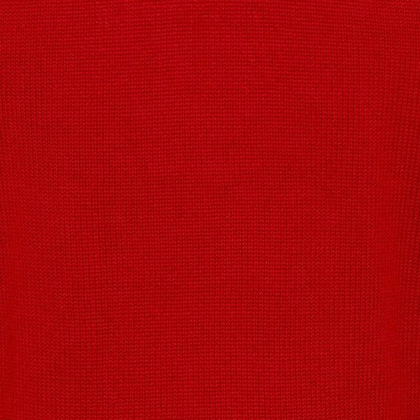 Cotton Crew Neck Sweater in Red - Image 4