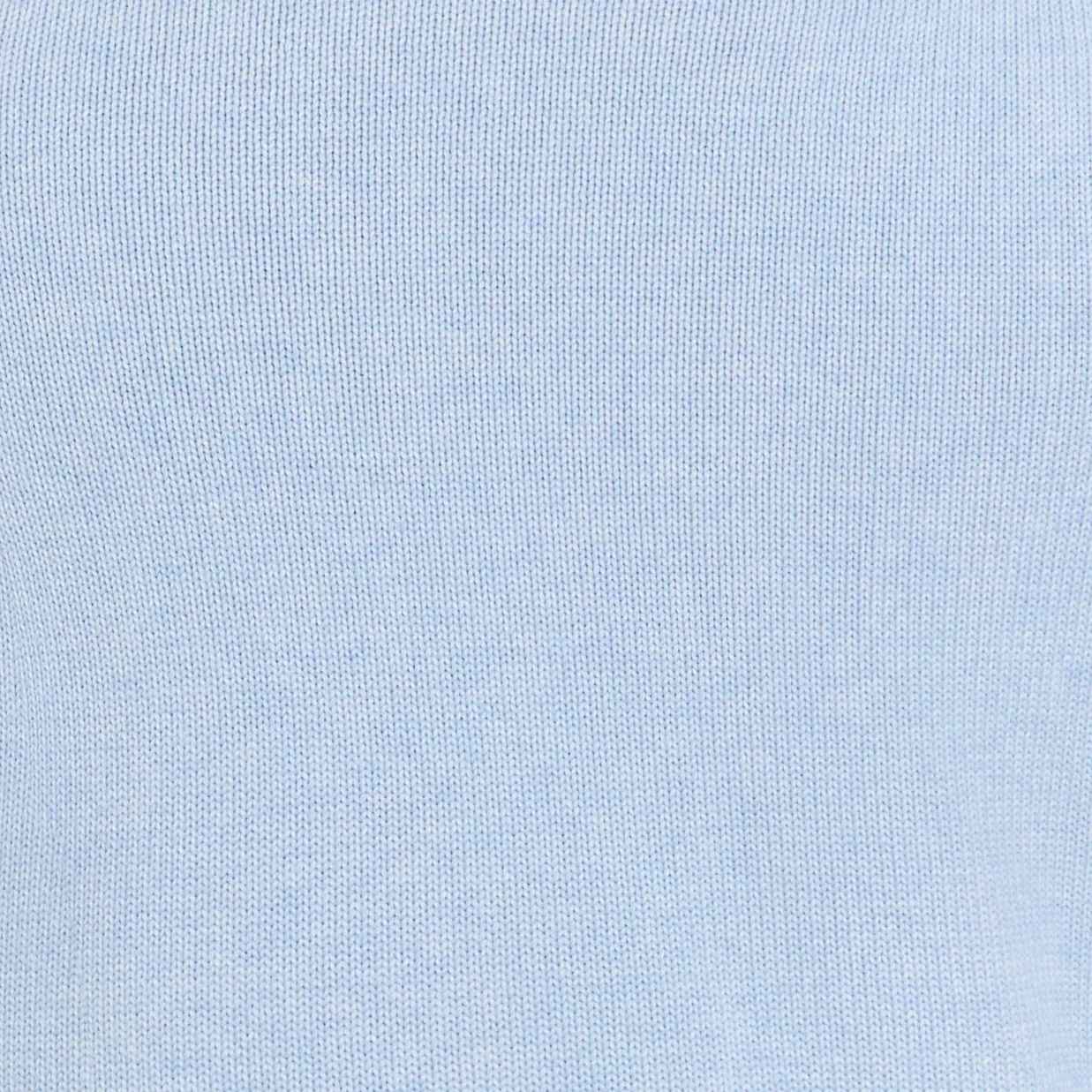 Cotton Crew Neck Sweater in Light Sky - Image 4
