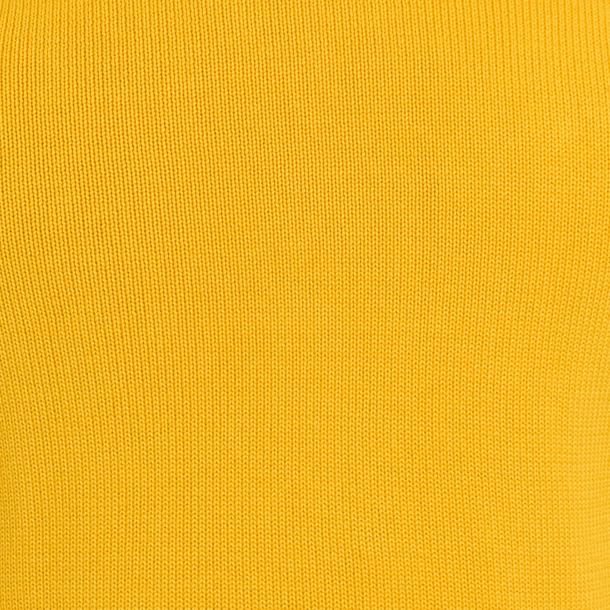 Cotton Crew Neck Sweater in Yellow - Image 4
