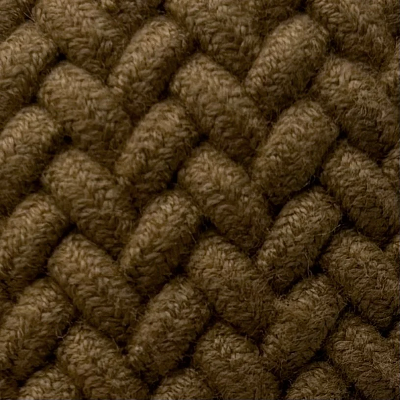 Cotton Elastic Woven Belt In Khaki - Image 3