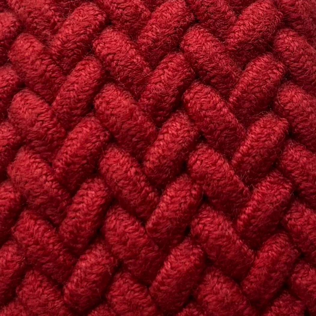 Cotton Elastic Woven Belt In Red - Image 2