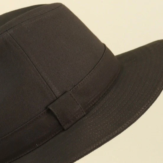 Cotton Hat In Brown - Image 2