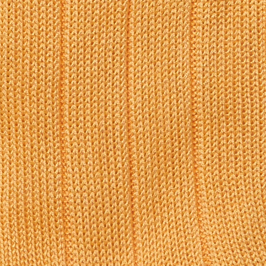 Cotton Ribbed Socks In Yellow - Image 2