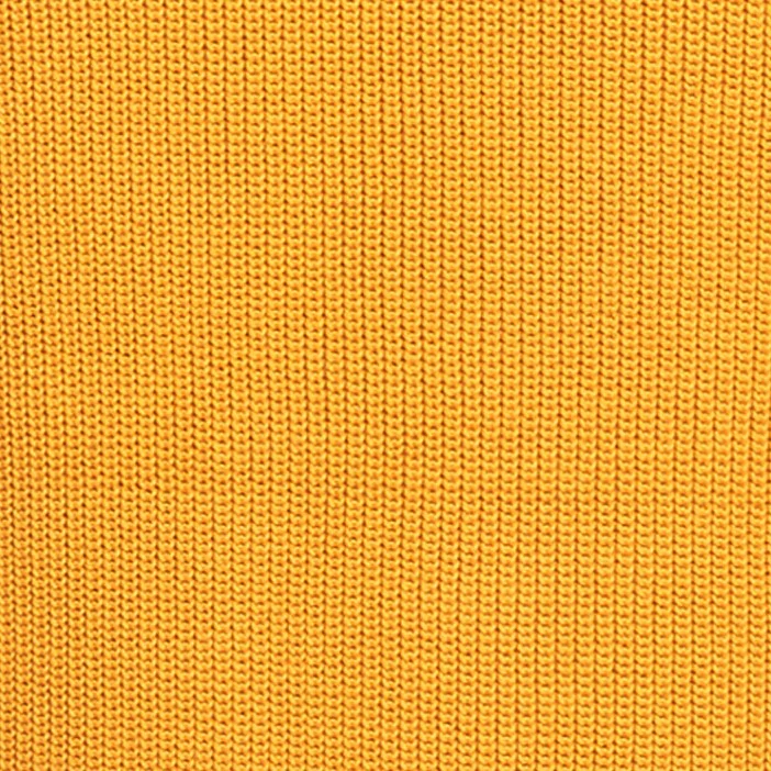 Ribbed Cotton Raglan Sleeved Sweater In Gold - Image 6