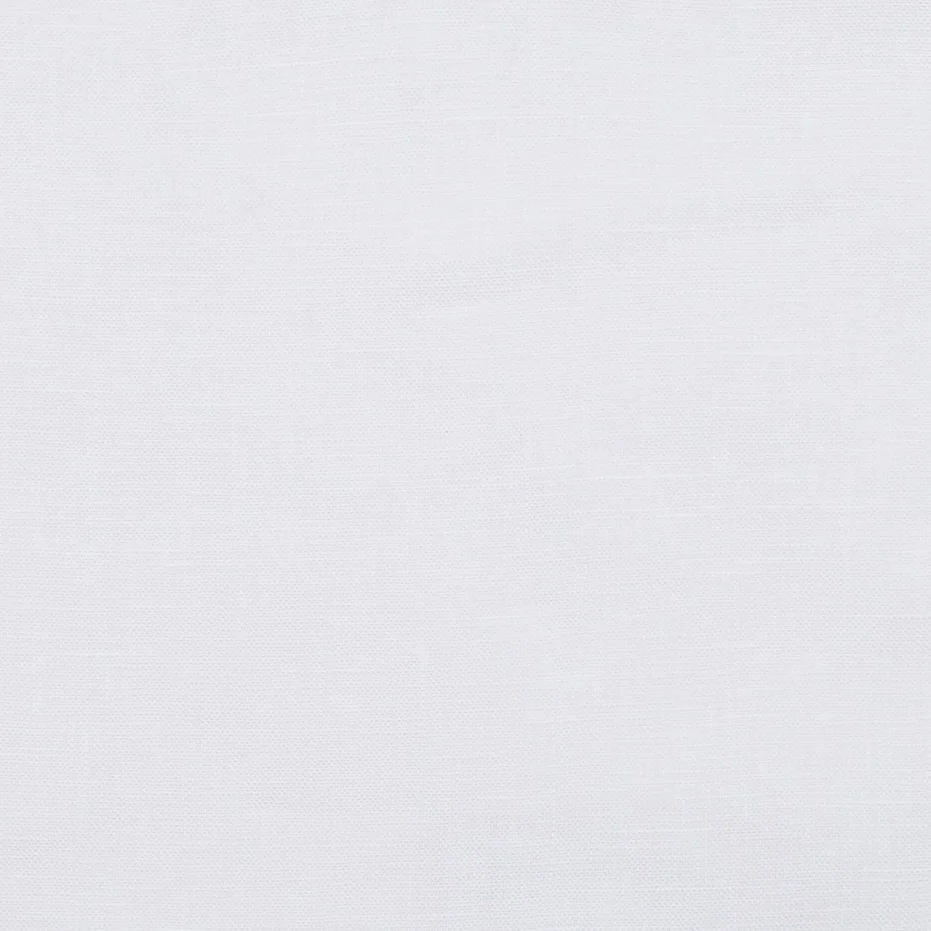 Linen Pocket Square With Drawn Thread Detail In White - Image 2