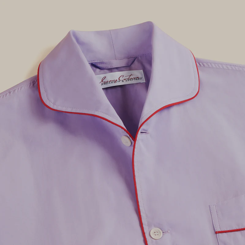 George Cortina For Anderson & Sheppard Pyjama Set in Blue - Image 3