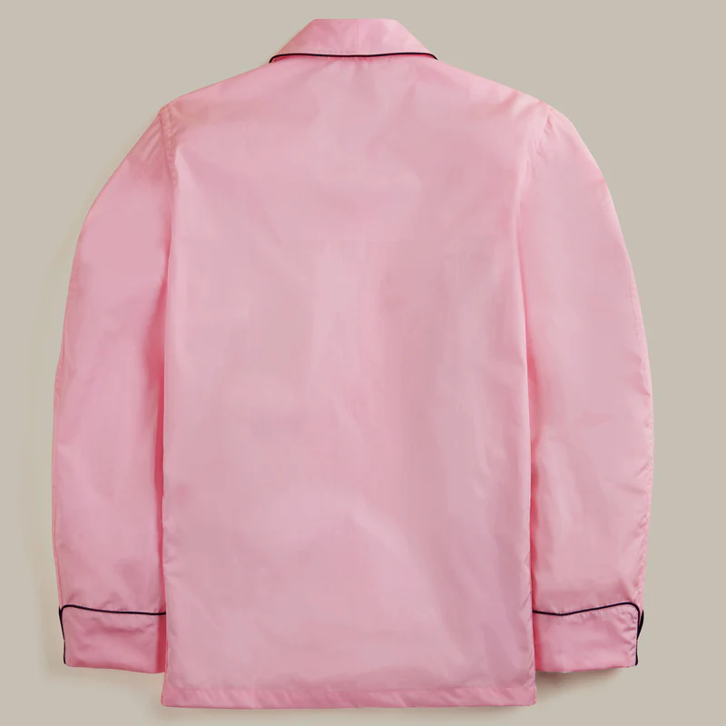 George Cortina For Anderson & Sheppard Pyjama Set in Light Pink - Image 2