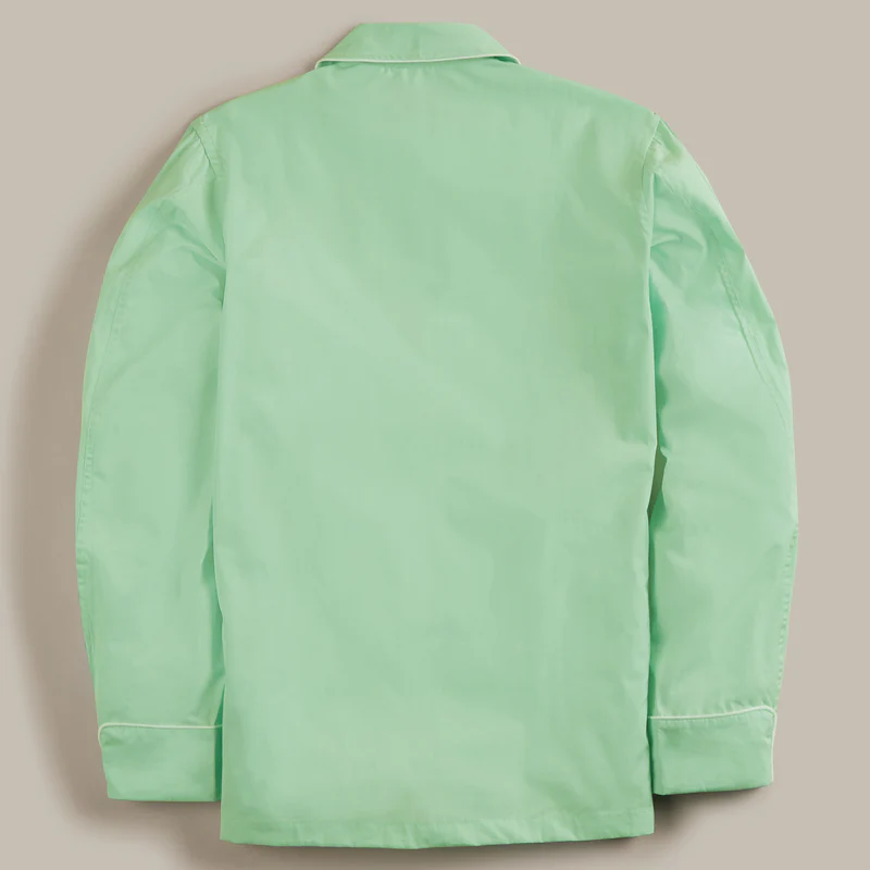 George Cortina For Anderson & Sheppard Pyjama Set in Mint - Image 2