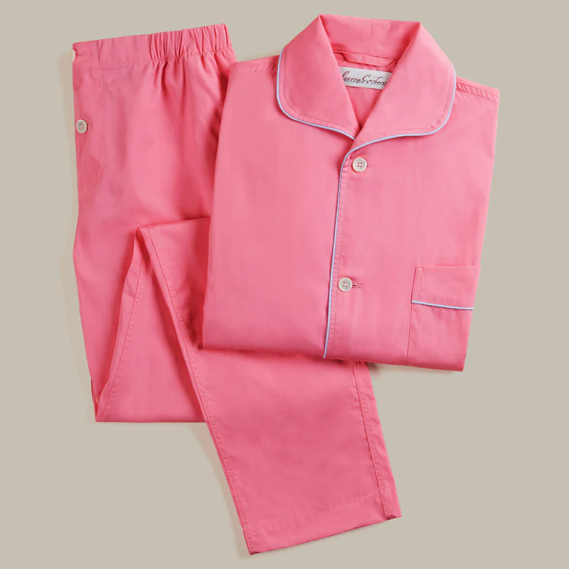 George Cortina For Anderson & Sheppard Pyjama Set in Orchid - Image 7