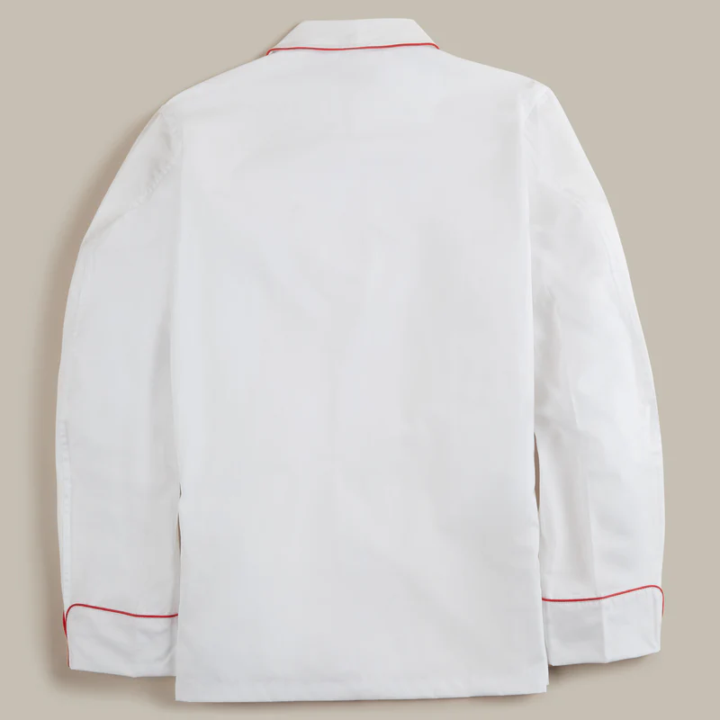 George Cortina For Anderson & Sheppard Pyjama Set in White - Image 2