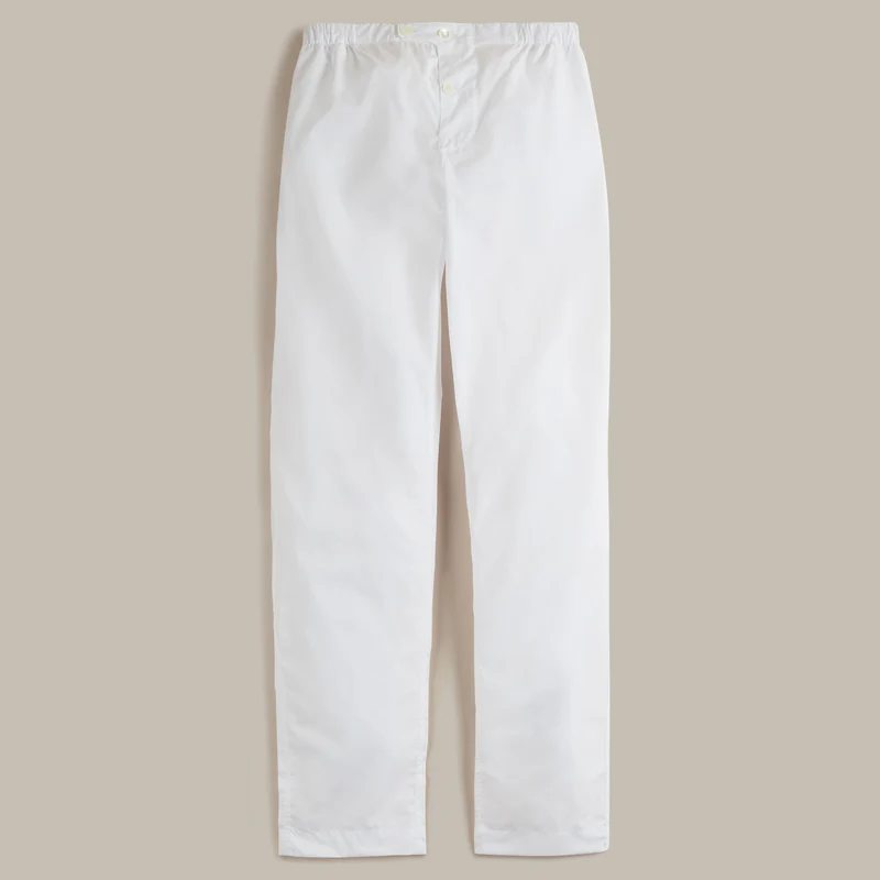 George Cortina For Anderson & Sheppard Pyjama Set in White - Image 5