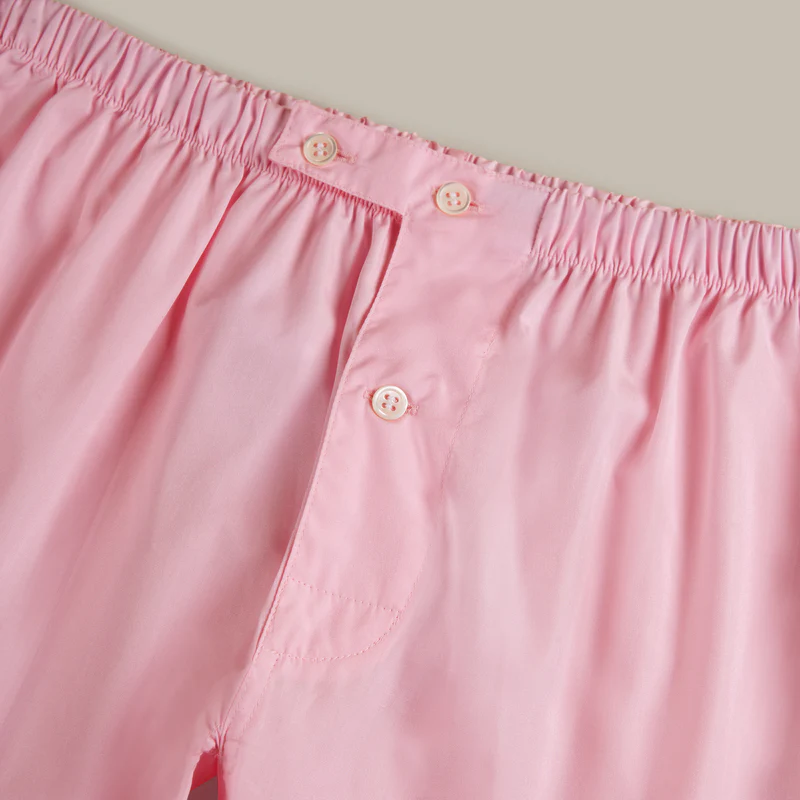 George Cortina For Anderson & Sheppard Shorts In Light Pink - Image 3