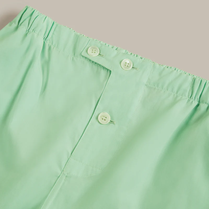 George Cortina For Anderson & Sheppard Shorts In Mint - Image 3