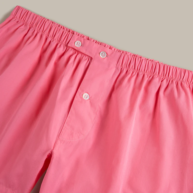 George Cortina For Anderson & Sheppard Shorts In Orchid - Image 3