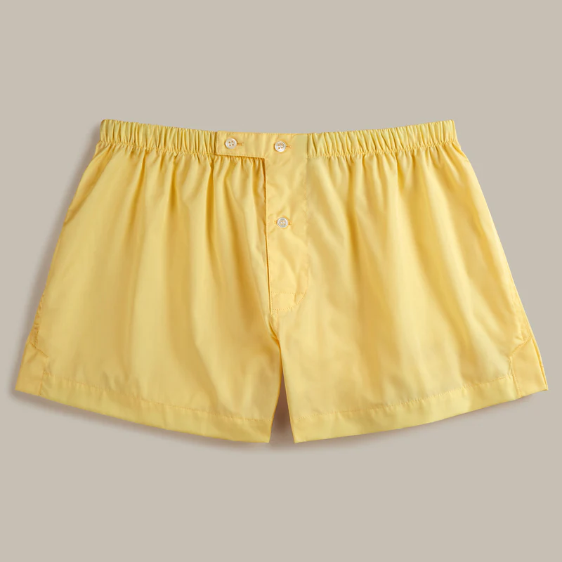 George Cortina For Anderson & Sheppard Shorts In Yellow