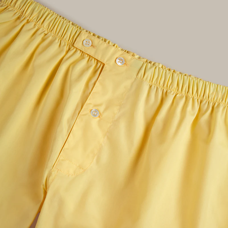 George Cortina For Anderson & Sheppard Shorts In Yellow - Image 3