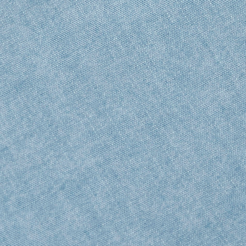 100 Hands For Anderson & Sheppard Handmade Collarless Chambray Shirt In Light Sky - Image 6