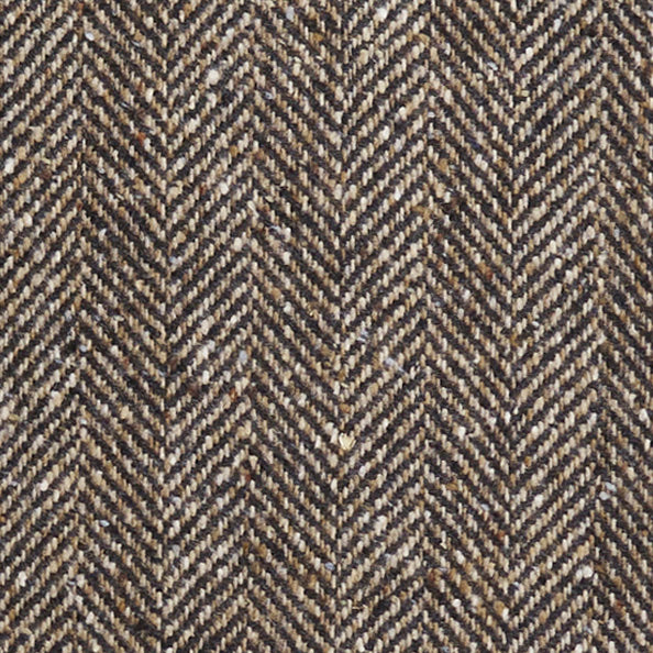 Artisan Woven Herringbone Jacket No. 2 In Light Brown - Image 8