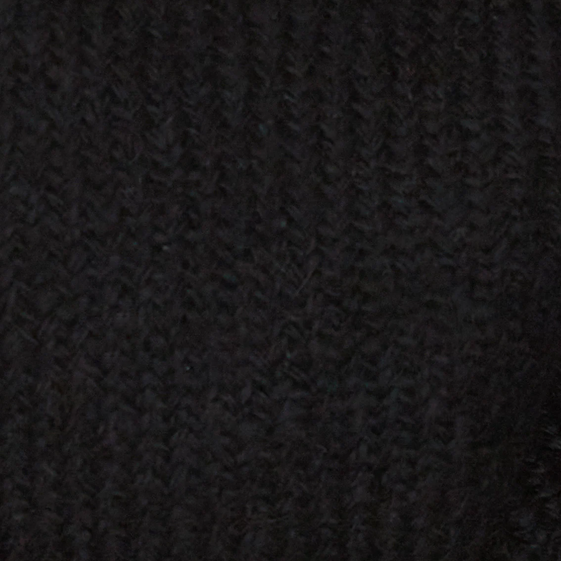 Heavy Twill Hand Woven Cashmere Shawl In Black - Image 3