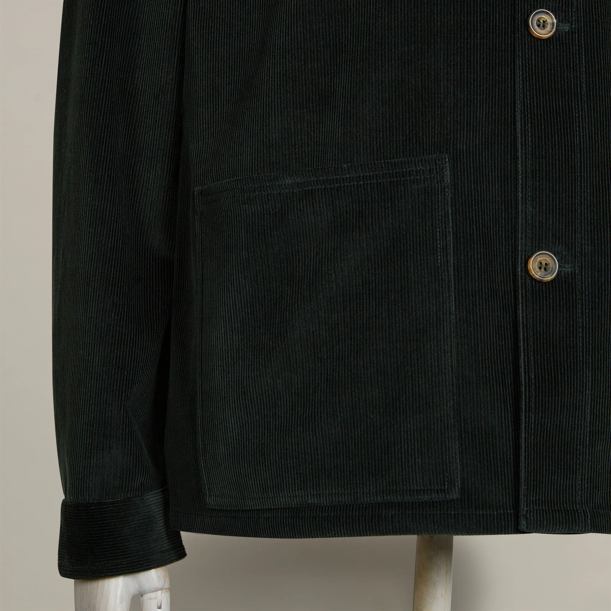 Corduroy Jacket No. 2 In Dark Green - Image 5
