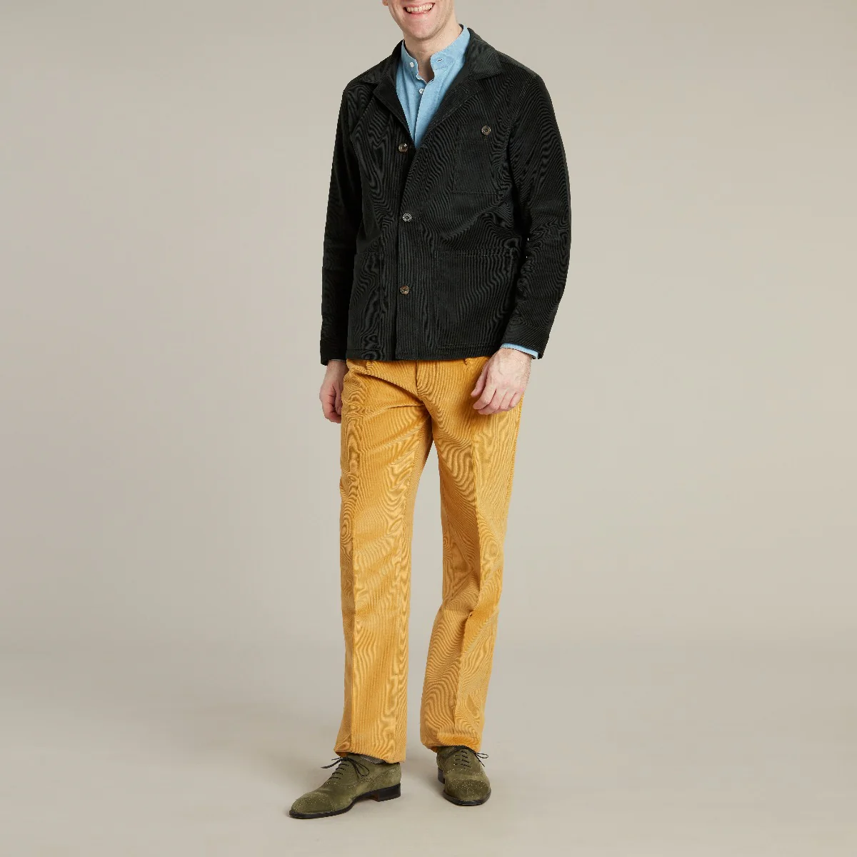 Corduroy Jacket No. 2 In Dark Green - Image 8
