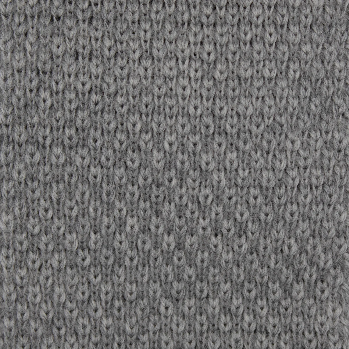 Knitted Woollen Tie in Light Grey - Image 3