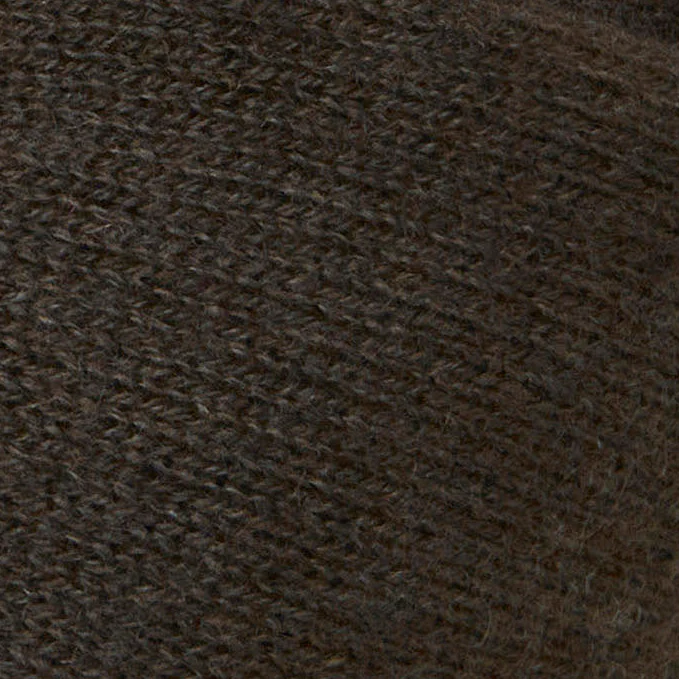 Large Knitted Cashmere Scarf In Chocolate - Image 3