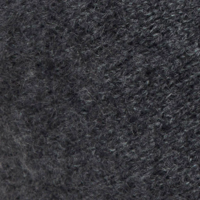 Large Knitted Cashmere Scarf In Dark Grey - Image 3