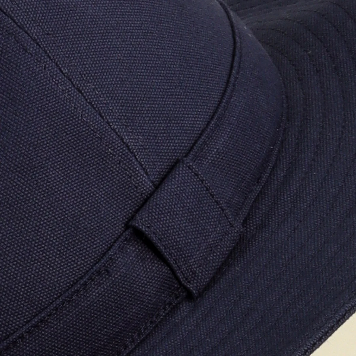Cotton Hat In Navy - Image 2