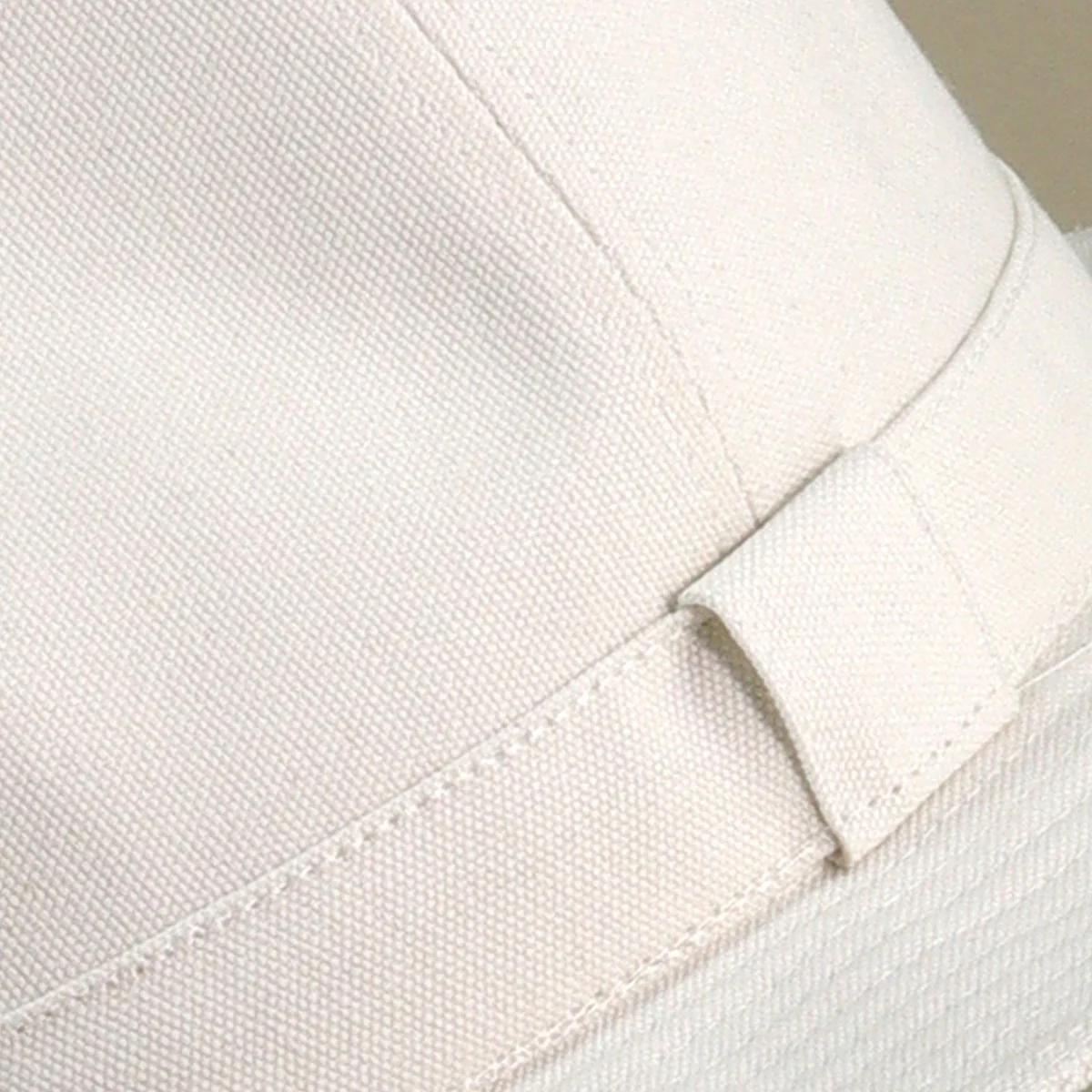 Cotton Hat In White - Image 3