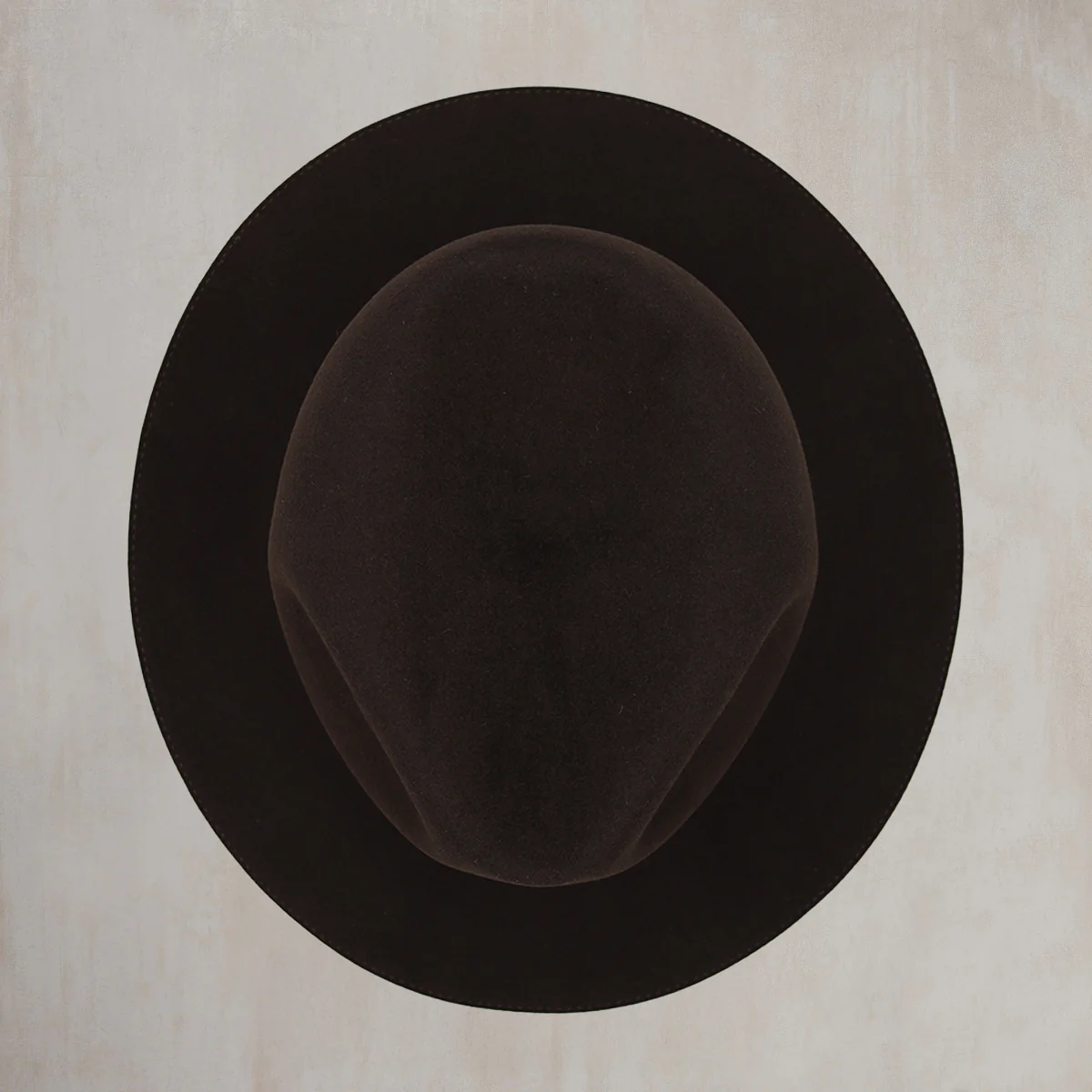 Lightweight Felt Trilby in Chocolate