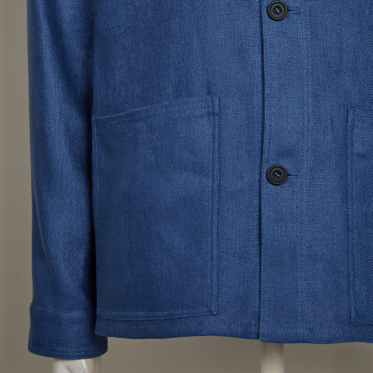 Linen Jacket No. 2 in Dark Blue - Image 5