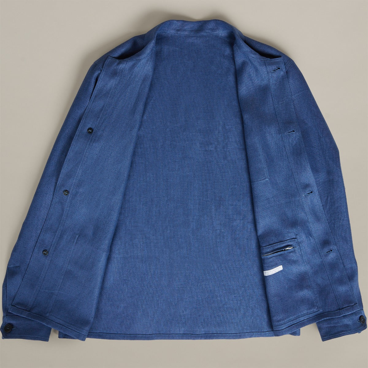 Linen Jacket No. 2 in Dark Blue - Image 6