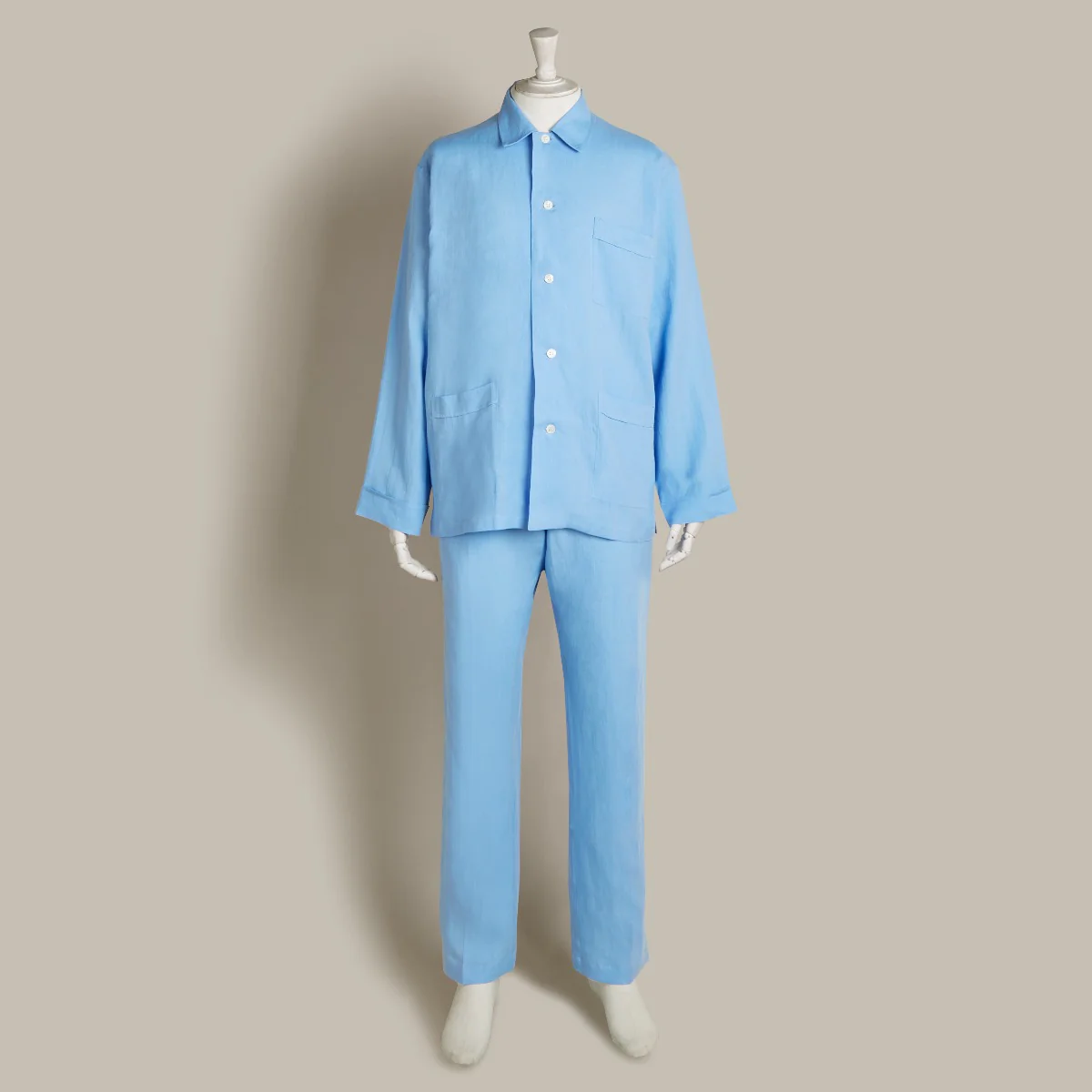 Linen Pyjamas In Lagoon