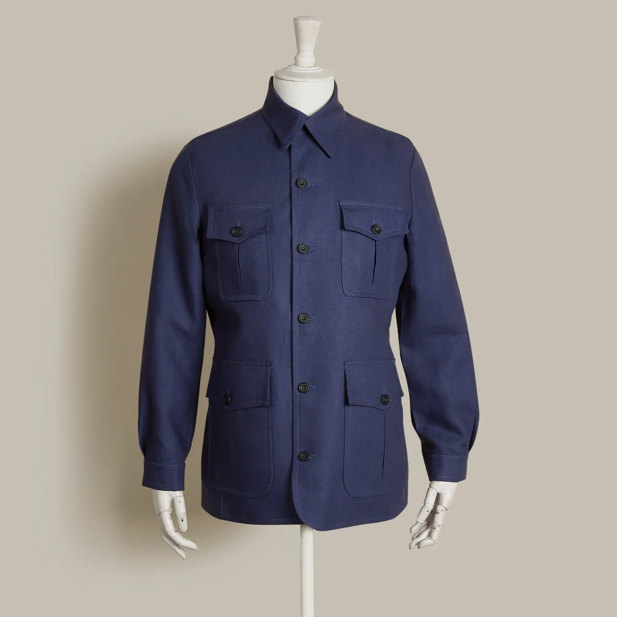 The Esquire Jacket By Nick Sullivan For Anderson & Sheppard In Dark Blue