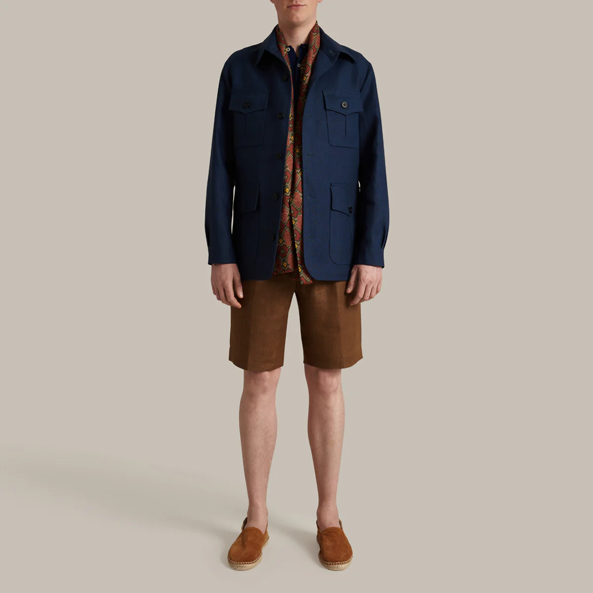 The Esquire Jacket by Nick Sullivan for Anderson & Sheppard in Navy - Image 2
